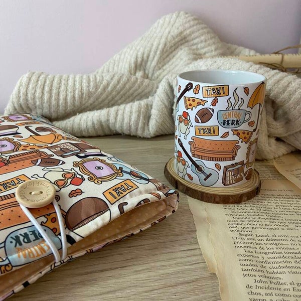 Pack funda estandar + taza Friends