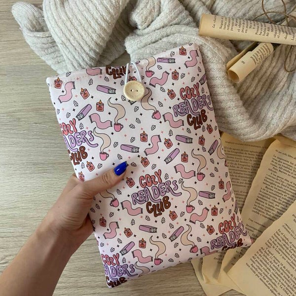Funda literaria cozy readers club