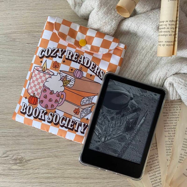 Funda kindle cozy readers book society