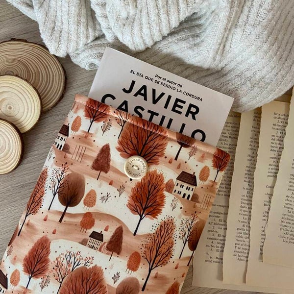 Funda literaria fall forest