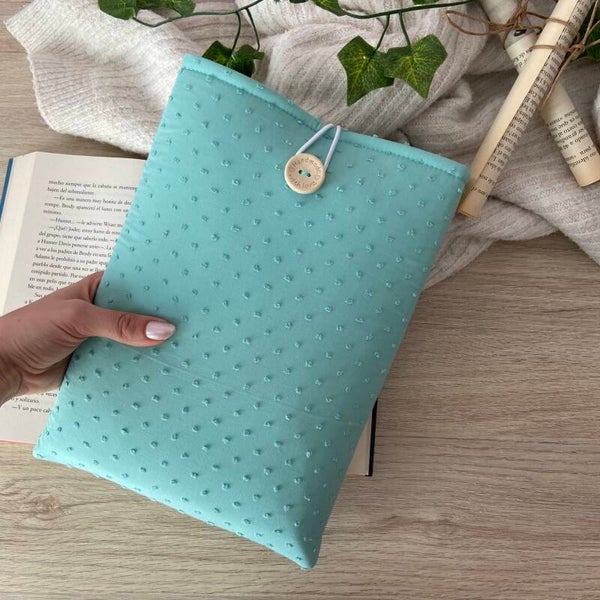 Funda literaria plumeti verde mar
