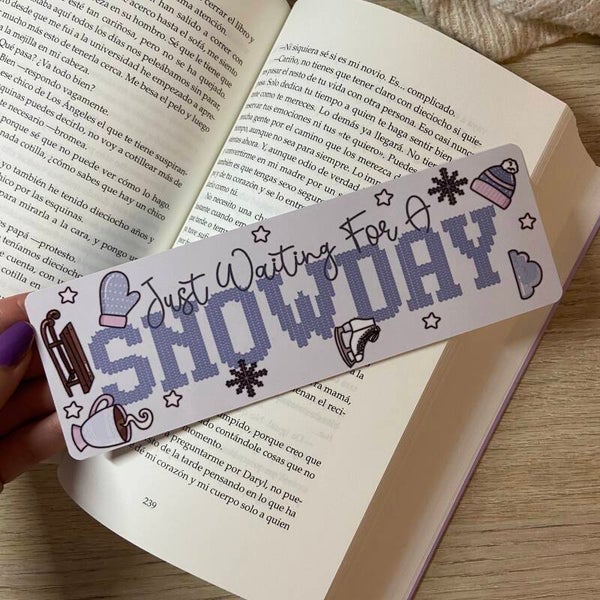 Marcapáginas snowday