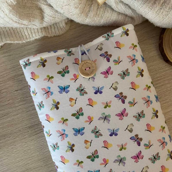 Funda literaria mariposas colores outlet