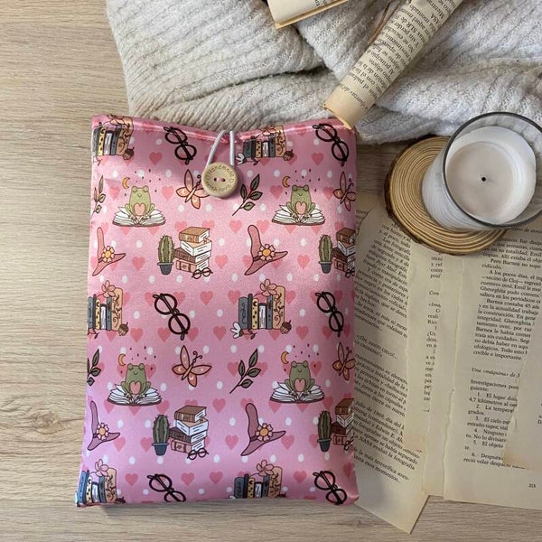 Funda literaria ranitas lectoras