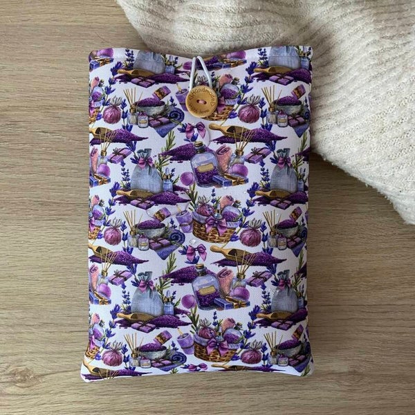 Funda literaria lavanda impermeable