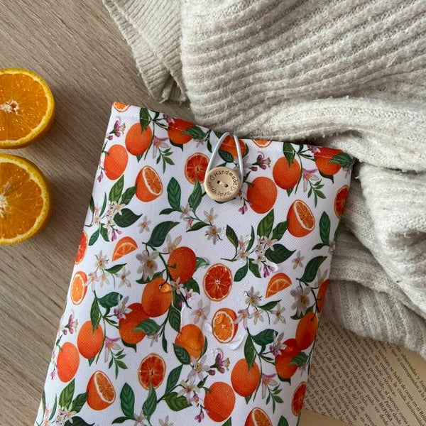 Funda literaria naranjas impermeable