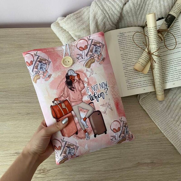 Funda literaria let’s travel