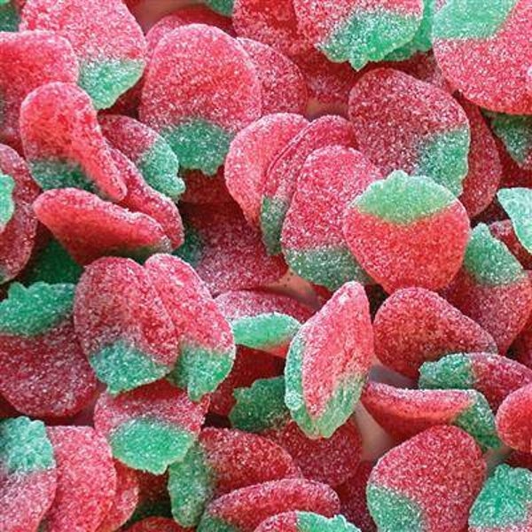 gesuikerde aardbeien