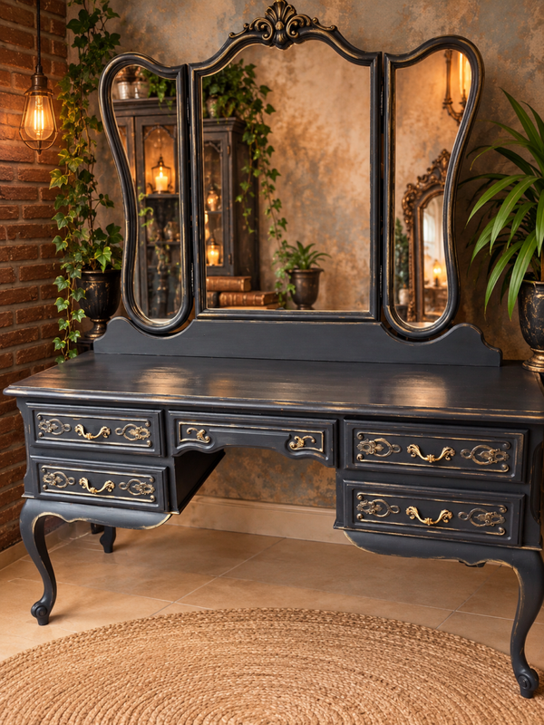 Prachtige kaptafel Louis quinze