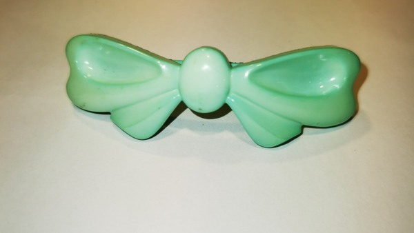 Haarspelt muntgroen strik