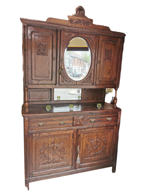 KOOPJE !  Handgemaakte antieke kast