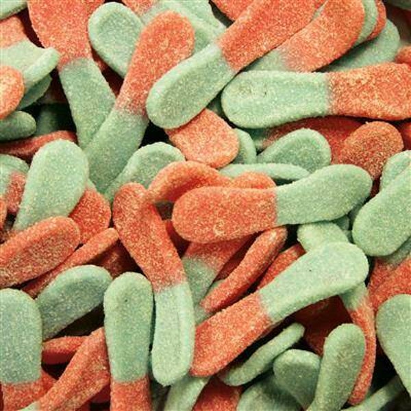 zure bubble gum tongen