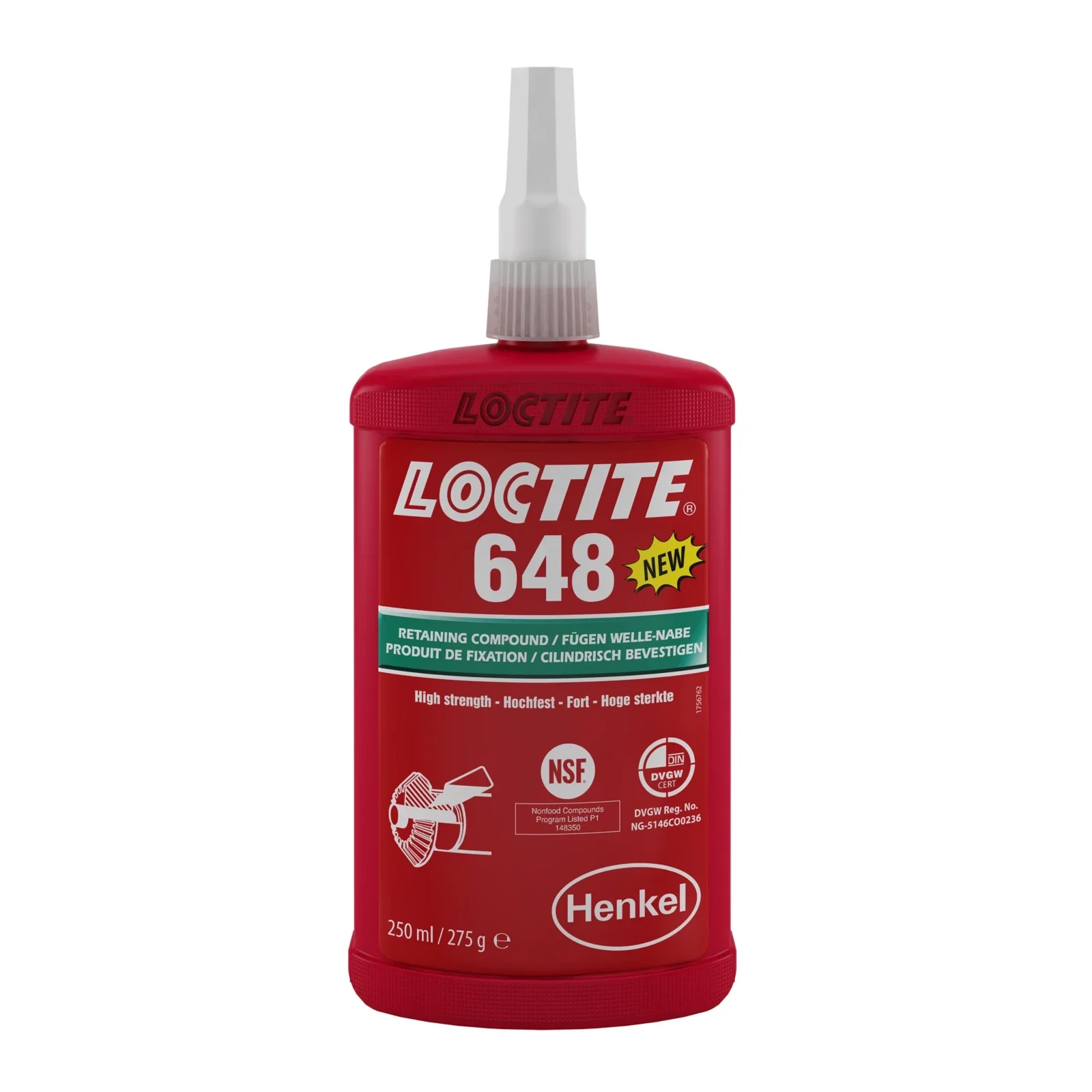 LOCTITE 648 acryllijm  groene hoge sterkte (50ml)