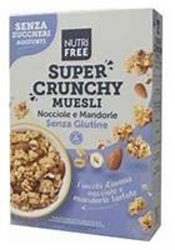 Super Crunchy Muesli Nocciole e Mandorle - Nutrifree