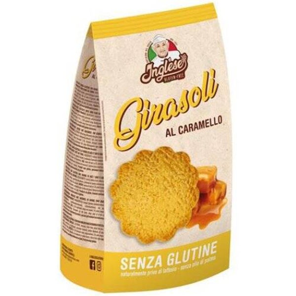 Inglese - biscotti girasoli caramello