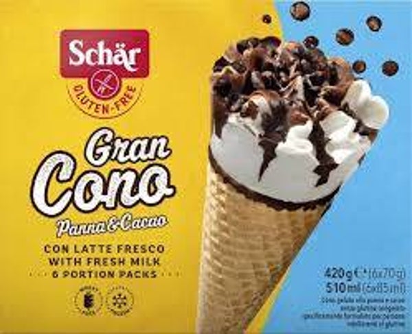 Gran cono panna e cacao - Schar