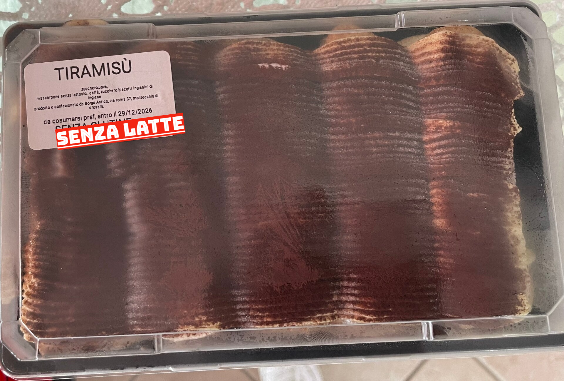 Tiramisù - vaschetta