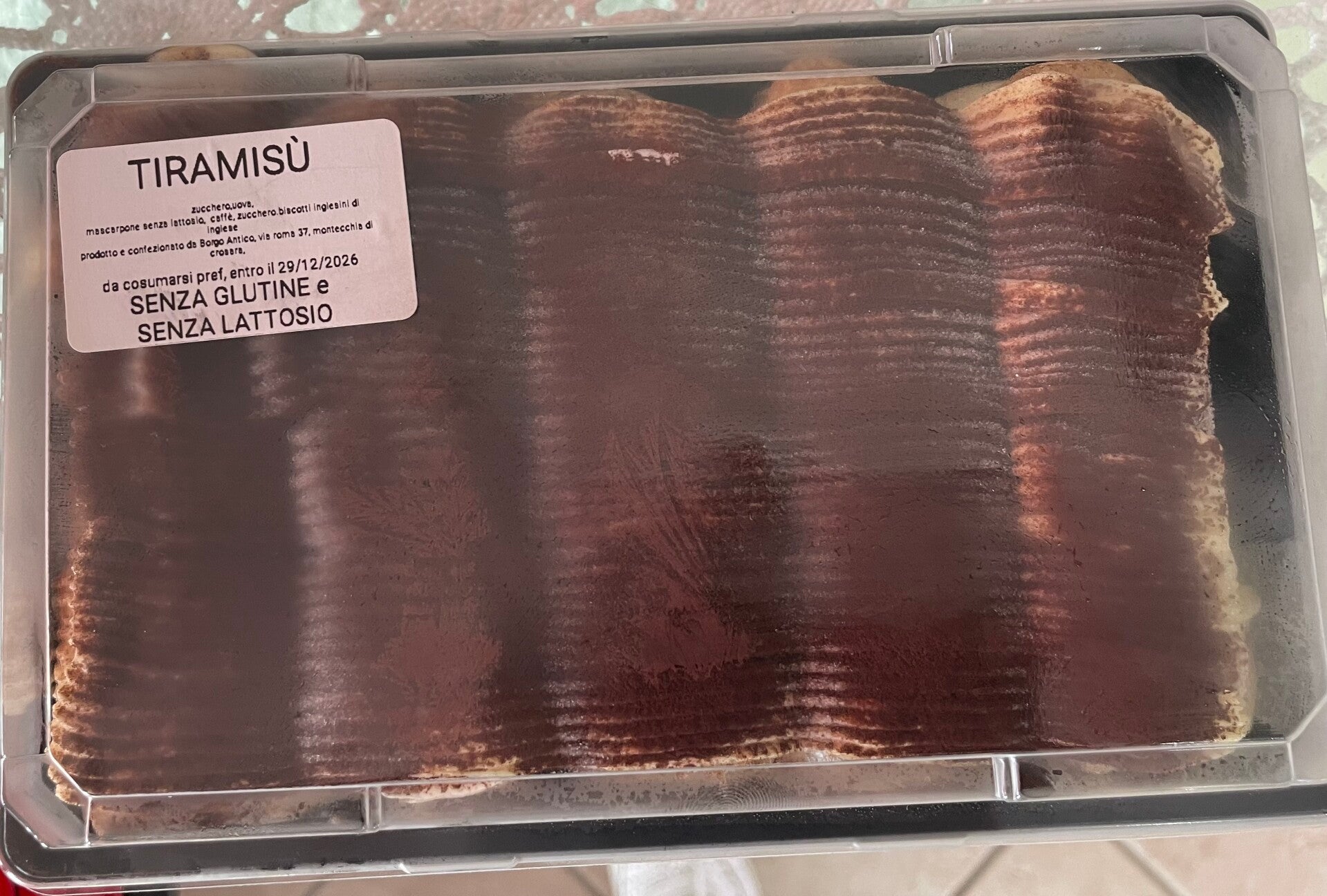 Tiramisù - vaschetta