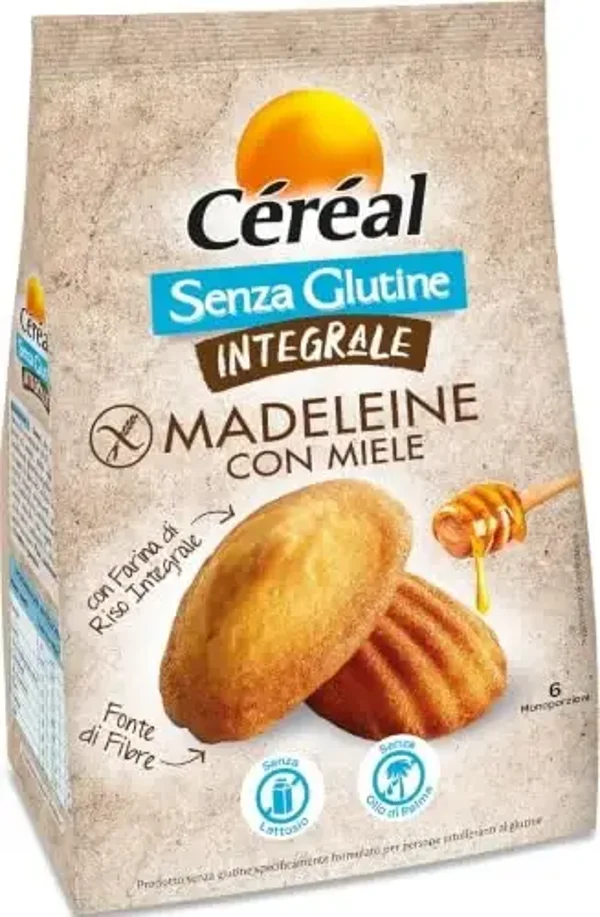 Cereal - madeleine integrali con miele