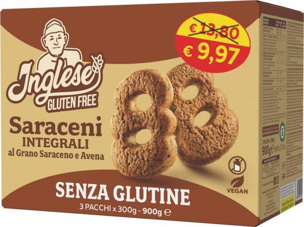 Inglese - biscotti saraceni pacco scorta