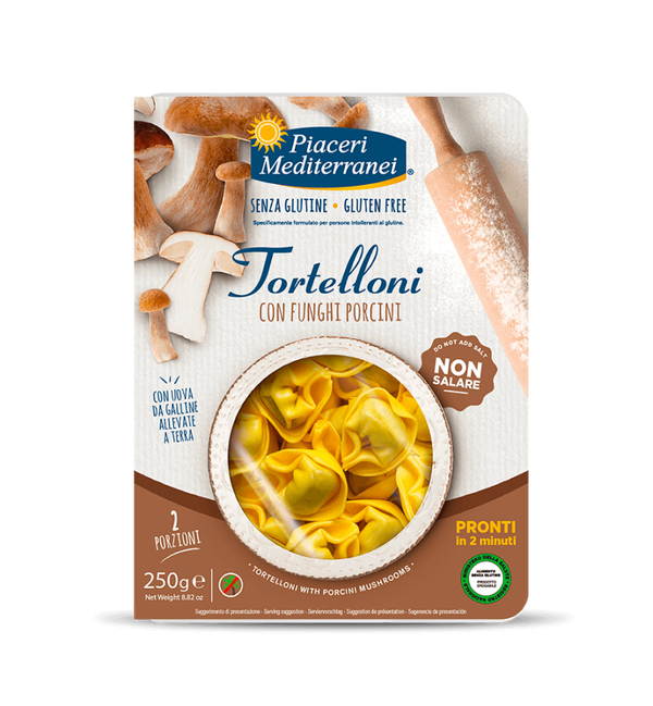 Tortelloni ai funghi - Piaceri Mediterranei