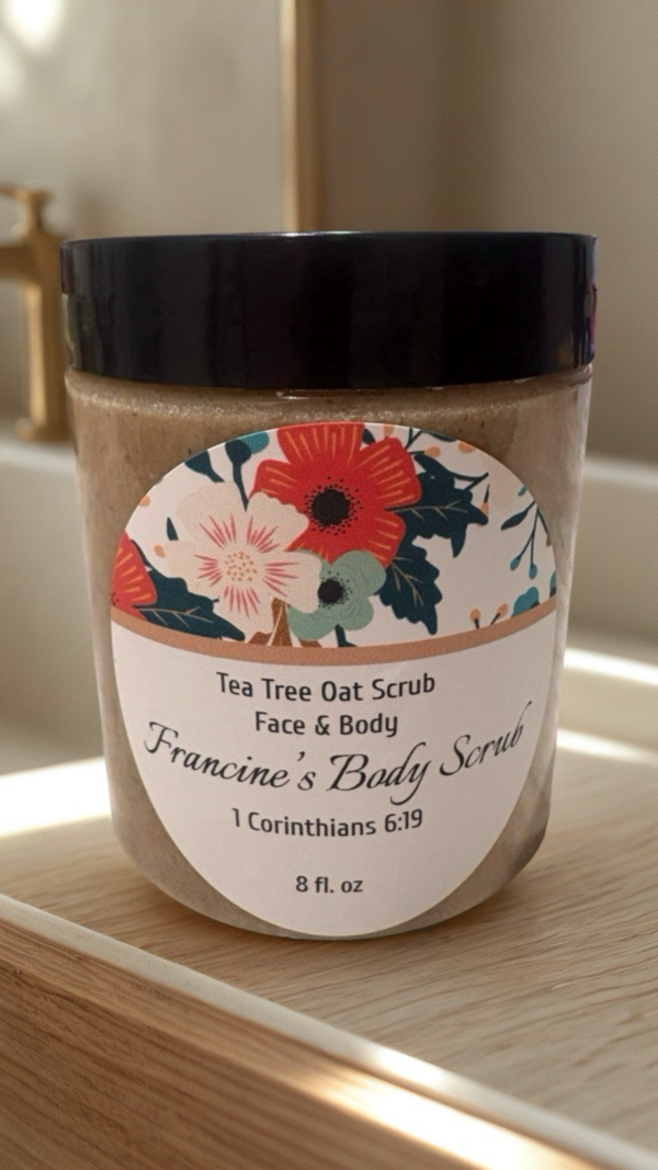 Tea Tree Oat Scrub 🌿 For Acne-Prone Skin