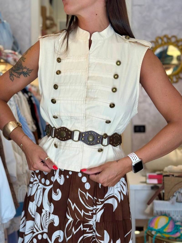 GILET IMPERIALE PANNA