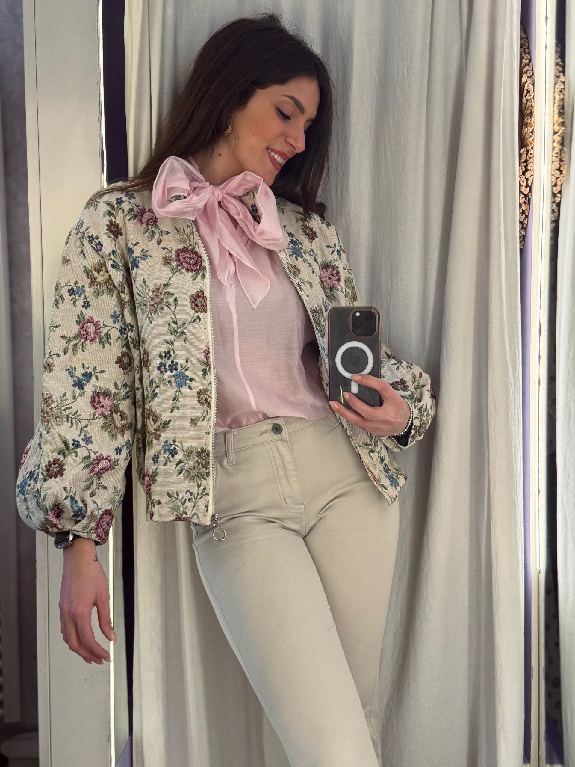 Bomber Jardin Chic