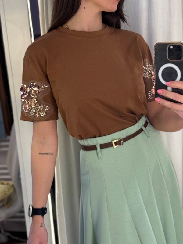 T-shirt Golden Cocoa