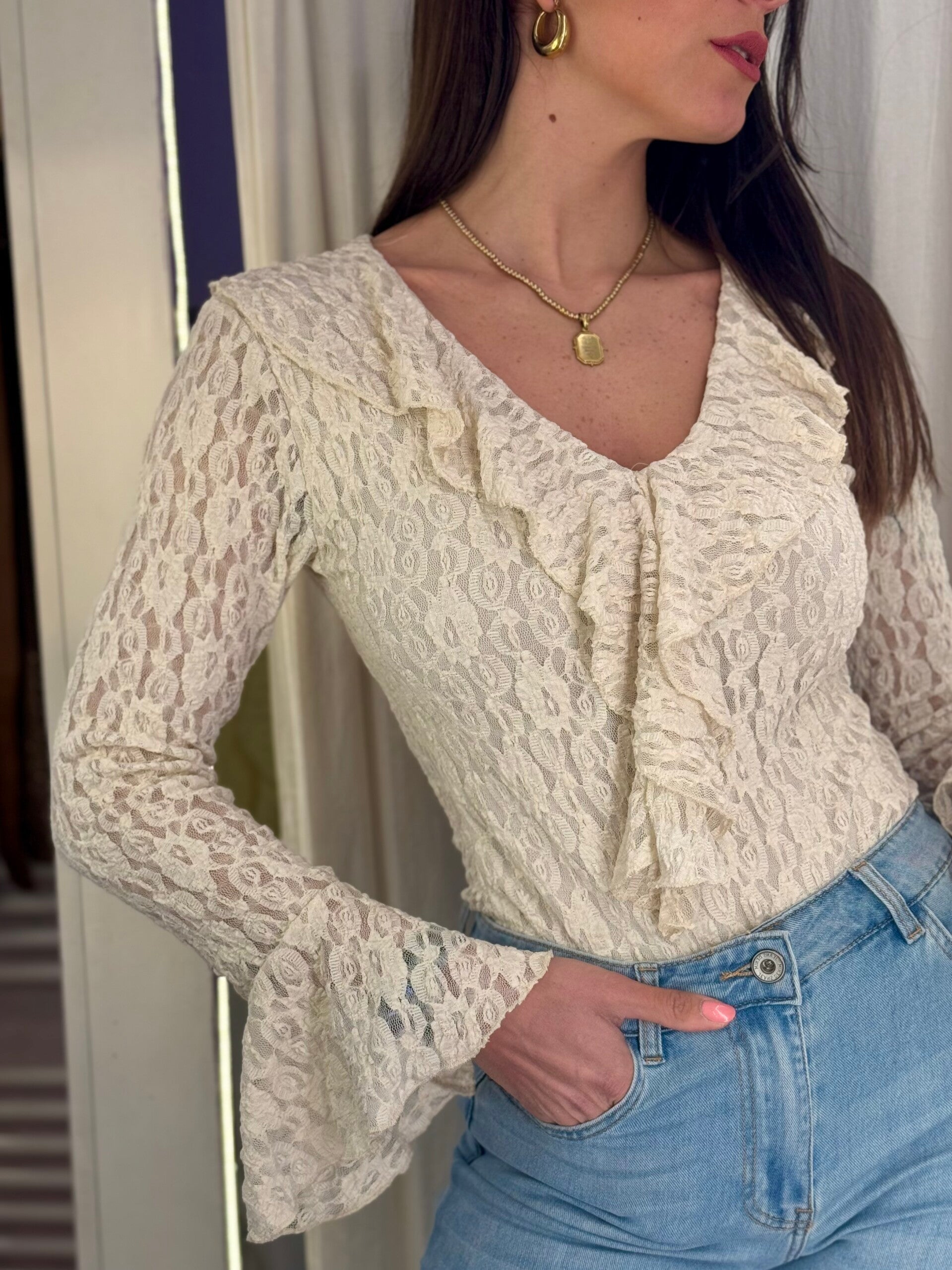 Body Lace Bloom Ivory