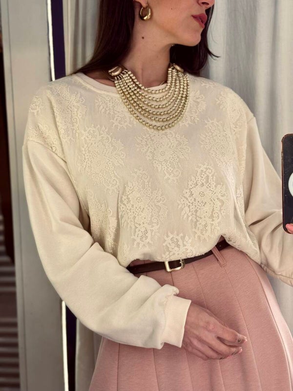 Felpa Ivory Lace