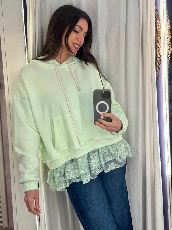 Felpa Mint Ruffle