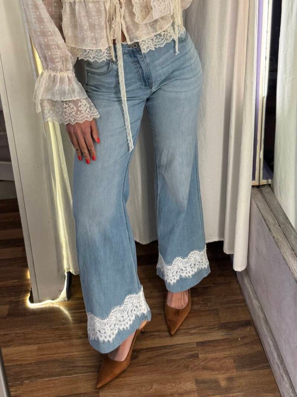 Jeans Pizzo Chiaro