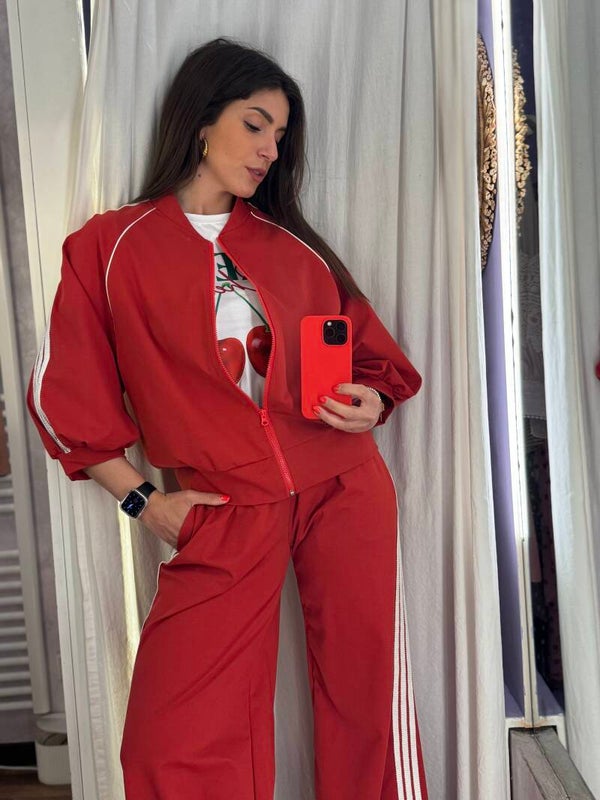 Completo Sporty rosso