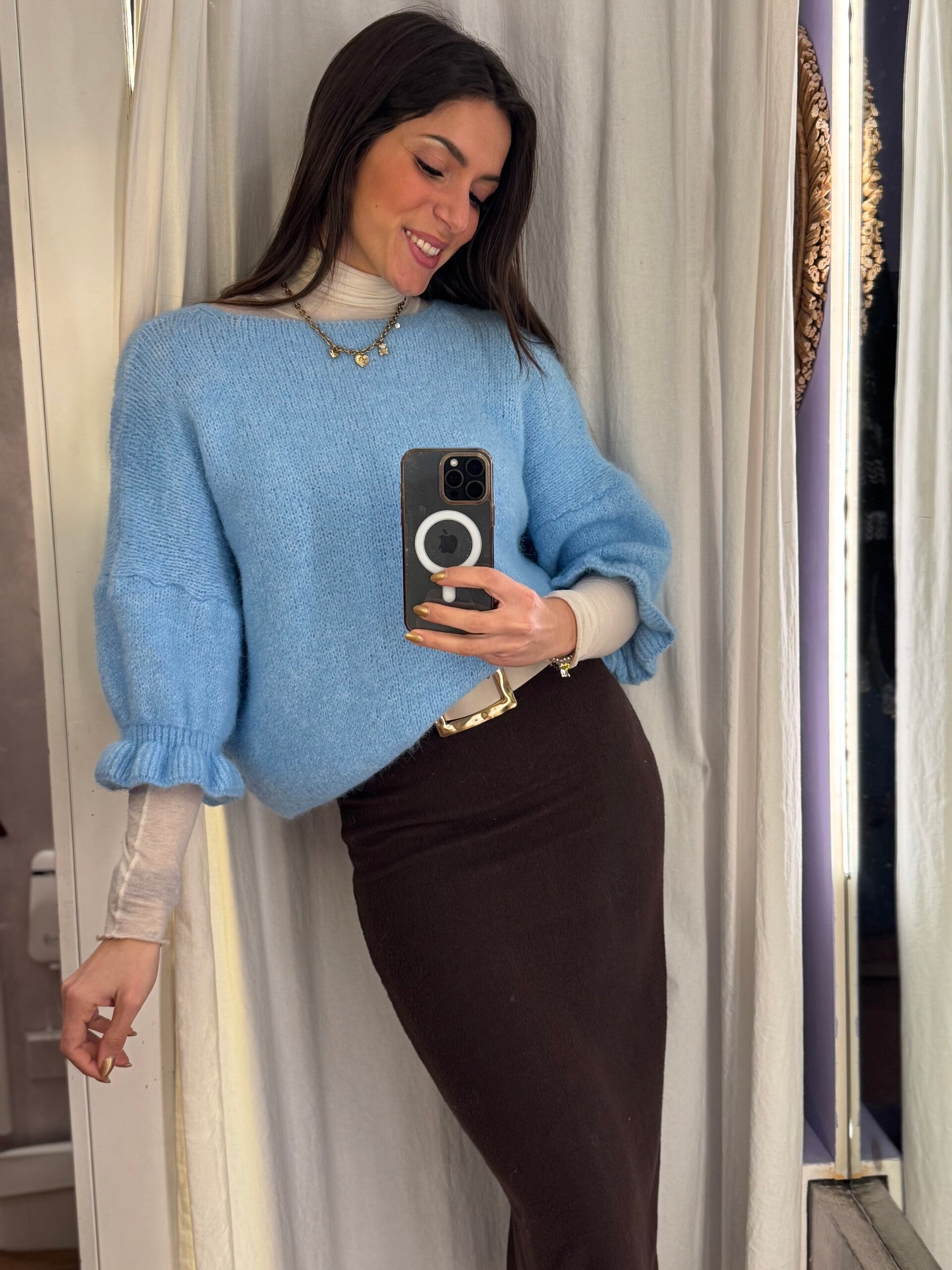 Maglione azzurro -20%