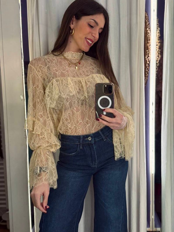 Camicia Ivory Lace