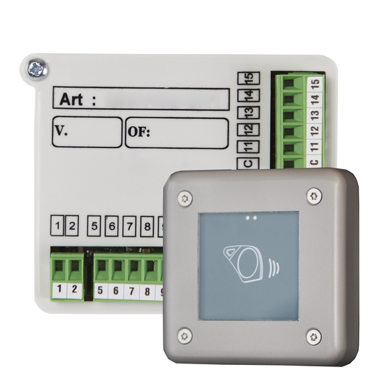 CA3025 Lecteur saillie (100 x 100 x 25) autonome/réseau.