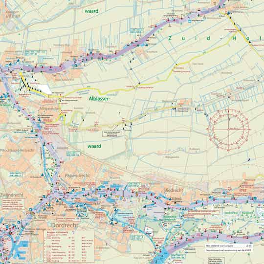 Kaartkussen Alblasserwaard