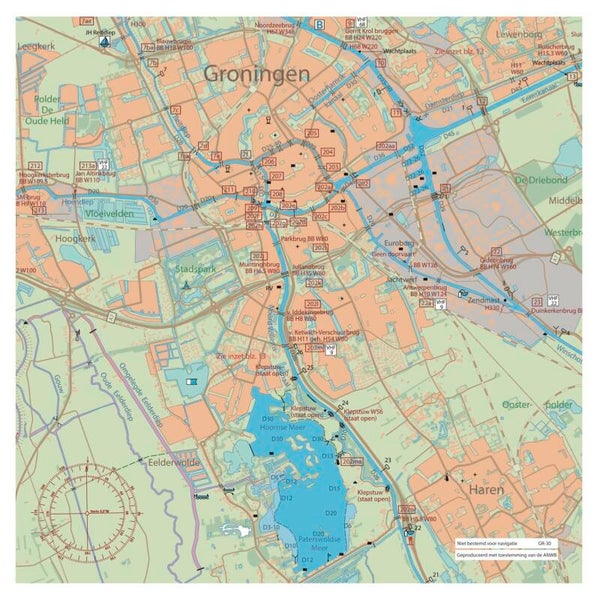 Kaartkussen Groningen