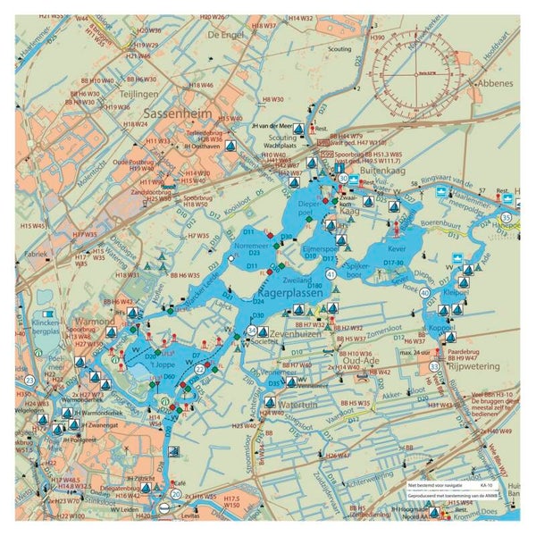 Kaartkussen Kagerplassen