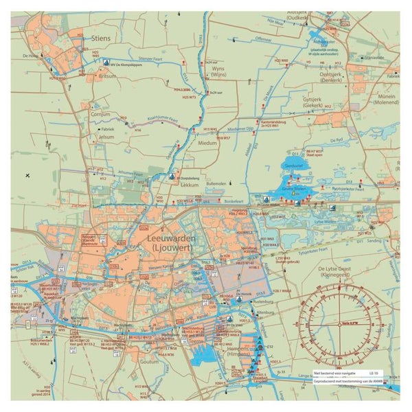 Kaartkussen Leeuwarden