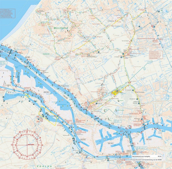 Kaartkussen Nieuwe Waterweg