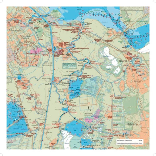 Kaartkussen Vecht Noord