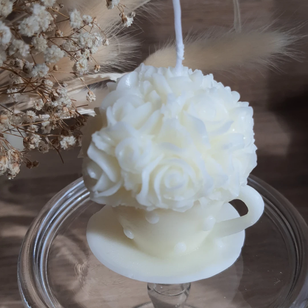 Bougie Bouquet de fleurs