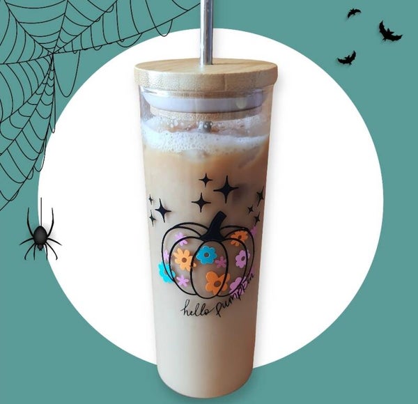 verre "Hello pumpkin" 🎃🍁🍂
