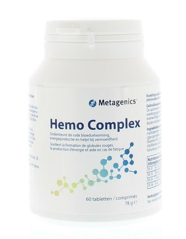 Metagenics Hemo Complex 60t (ijzer)