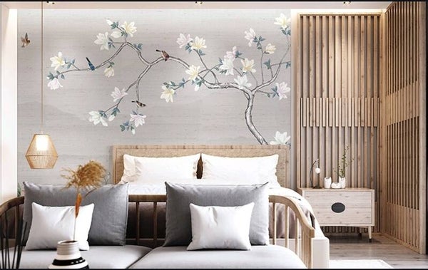 Luxury Floral Wall Mural Wallpaper/per SQM