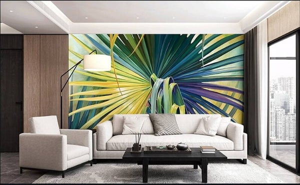 Tropical Palm Leaf Wallpaper Dubai  Per SQM