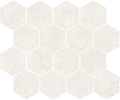 Capri York hexagon white