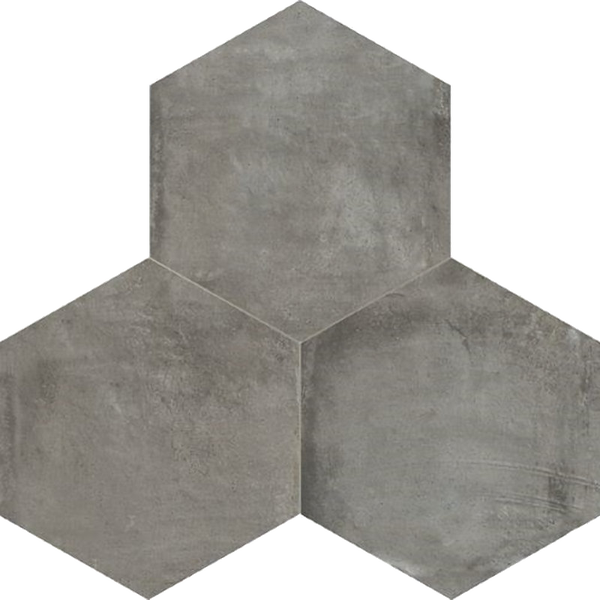 Gazzini Deco Style Charcoal hexagon